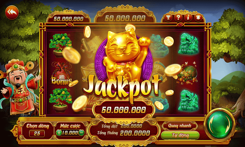 Hình ảnh máy đánh bạc và jackpot lớn tại w888