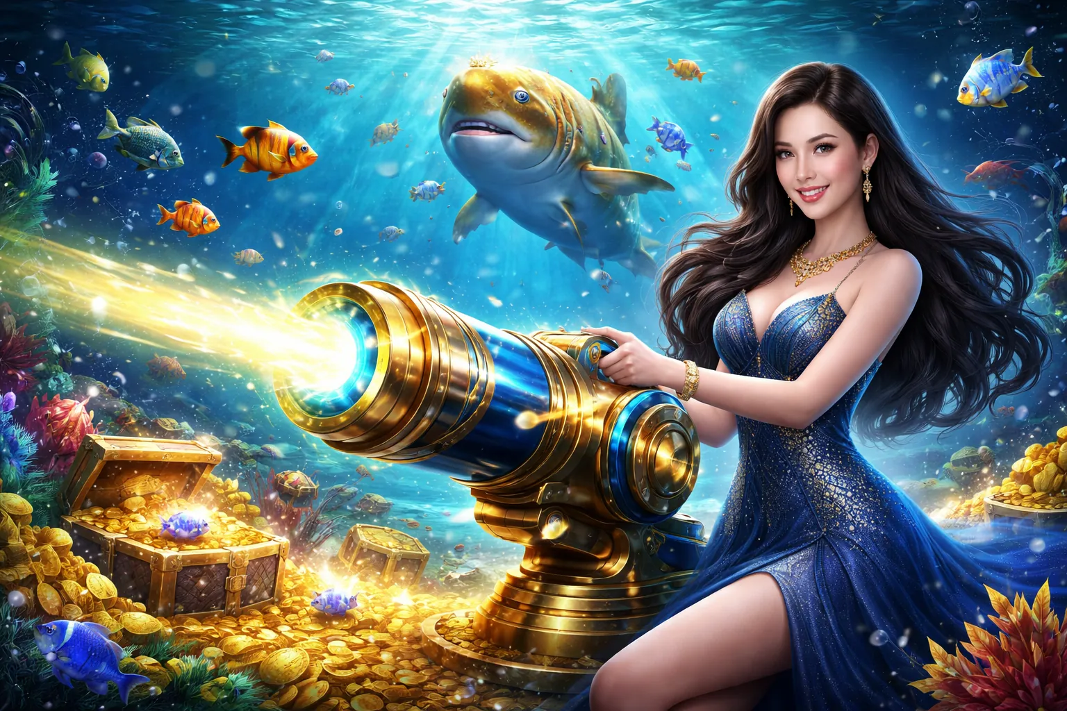 Hình ảnh chính về chiến lược điểm cao trò chơi bắn cá
